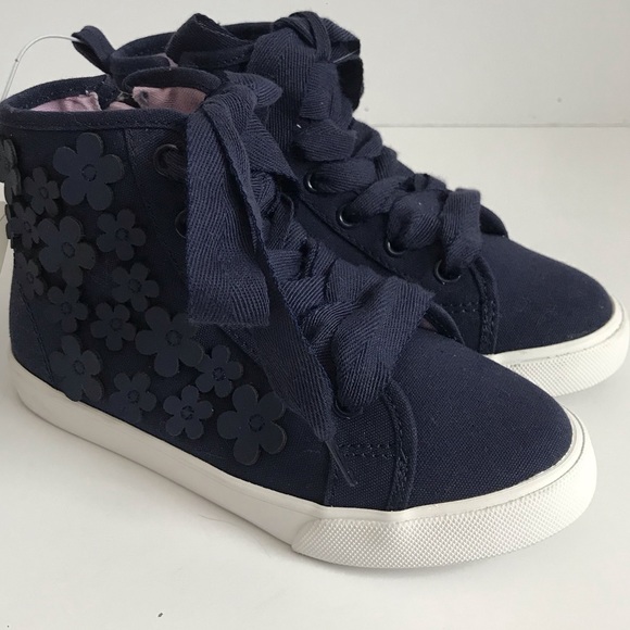 GYMBOREE Junior Linebacker Gray High Top Sneakers Shoes Youth 11 12 NEW